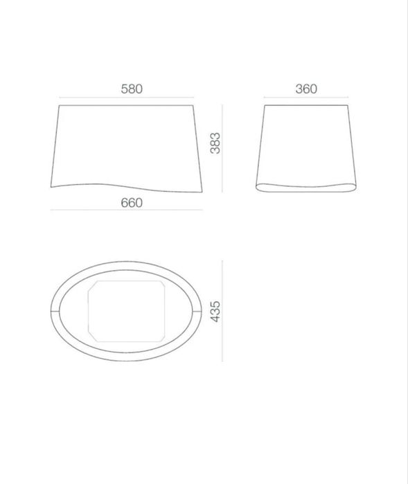 Okap FALMEC MARE E.ion 66 biały 450 m3/h