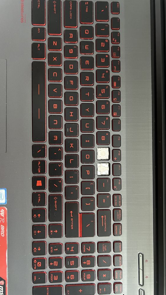 Lapto MSI do gier GV 72 8 RD
