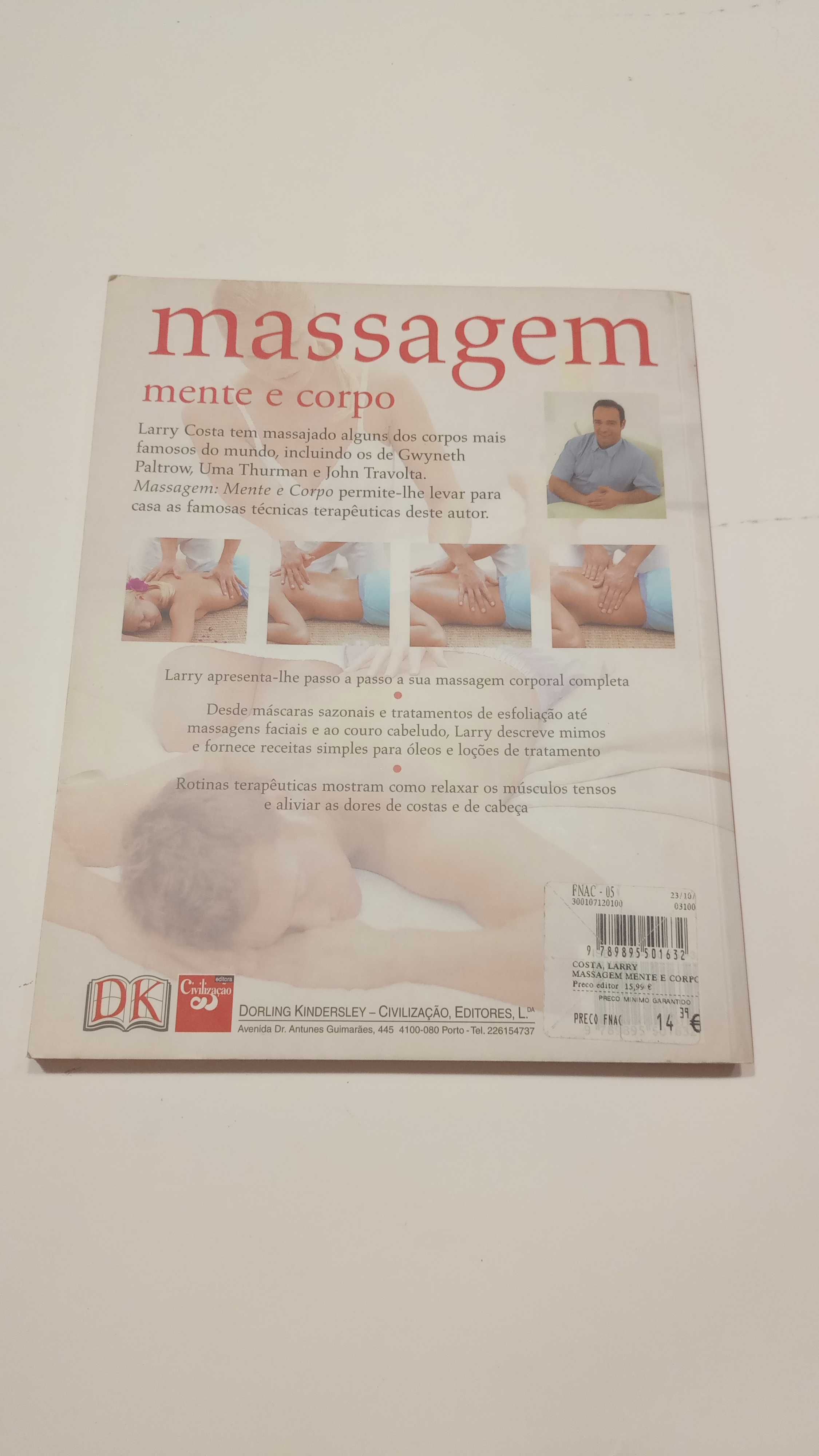 Massagem- Mente e Corpo de Larry Costa
