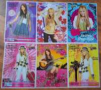Karteczki do segregatora Hannah Montana duże i małe.