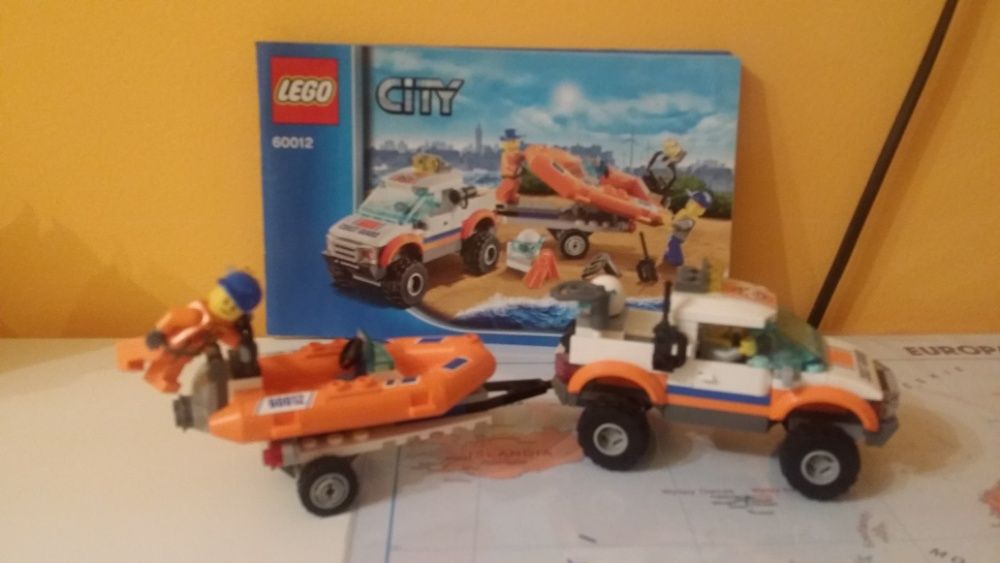 LEGO CITY 60012 Wóz Terenowy i Łódź Nurków