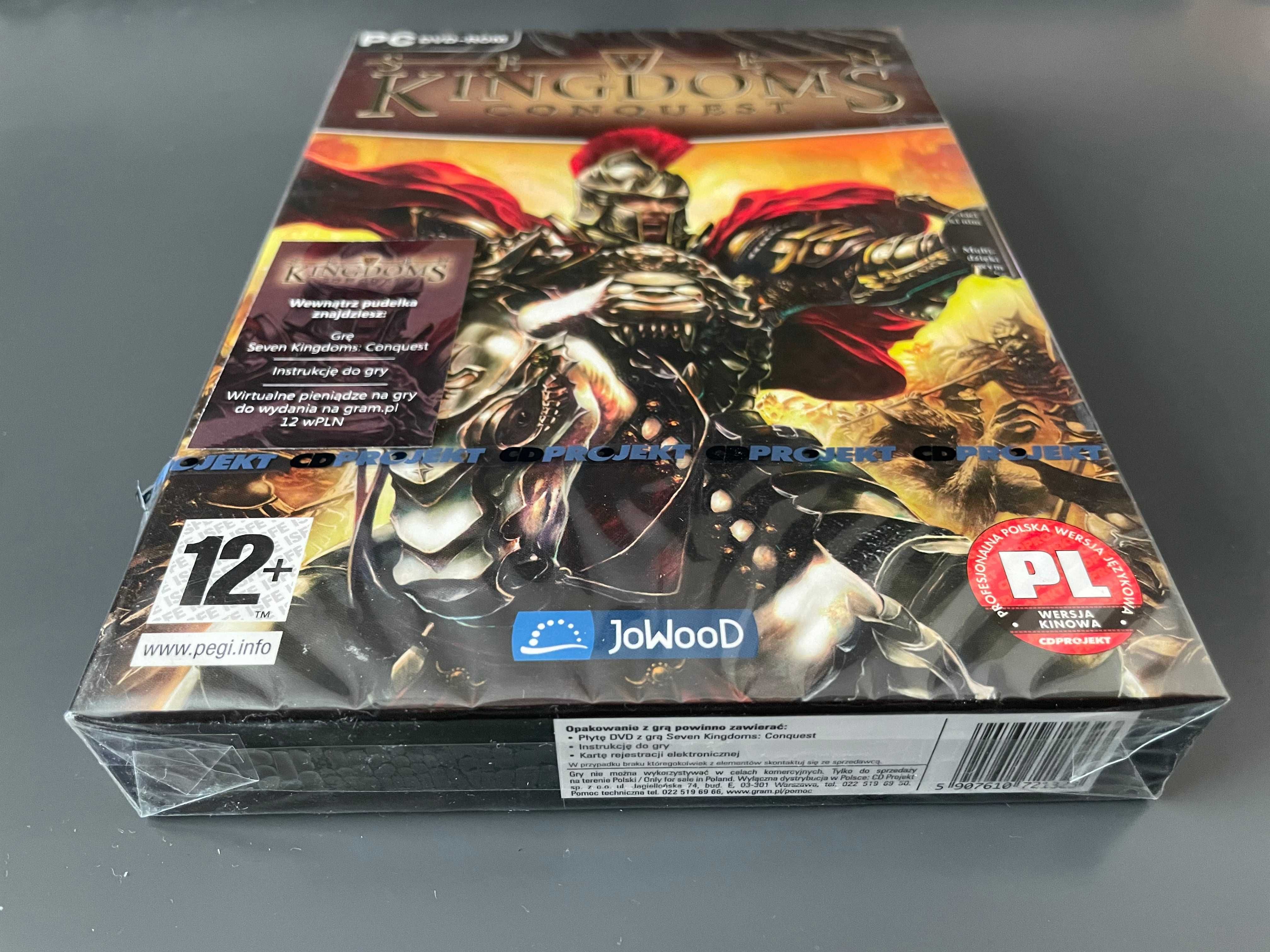 Seven Kingdoms Conquest 2008 PC / DVD-ROM / Nowa / Folia