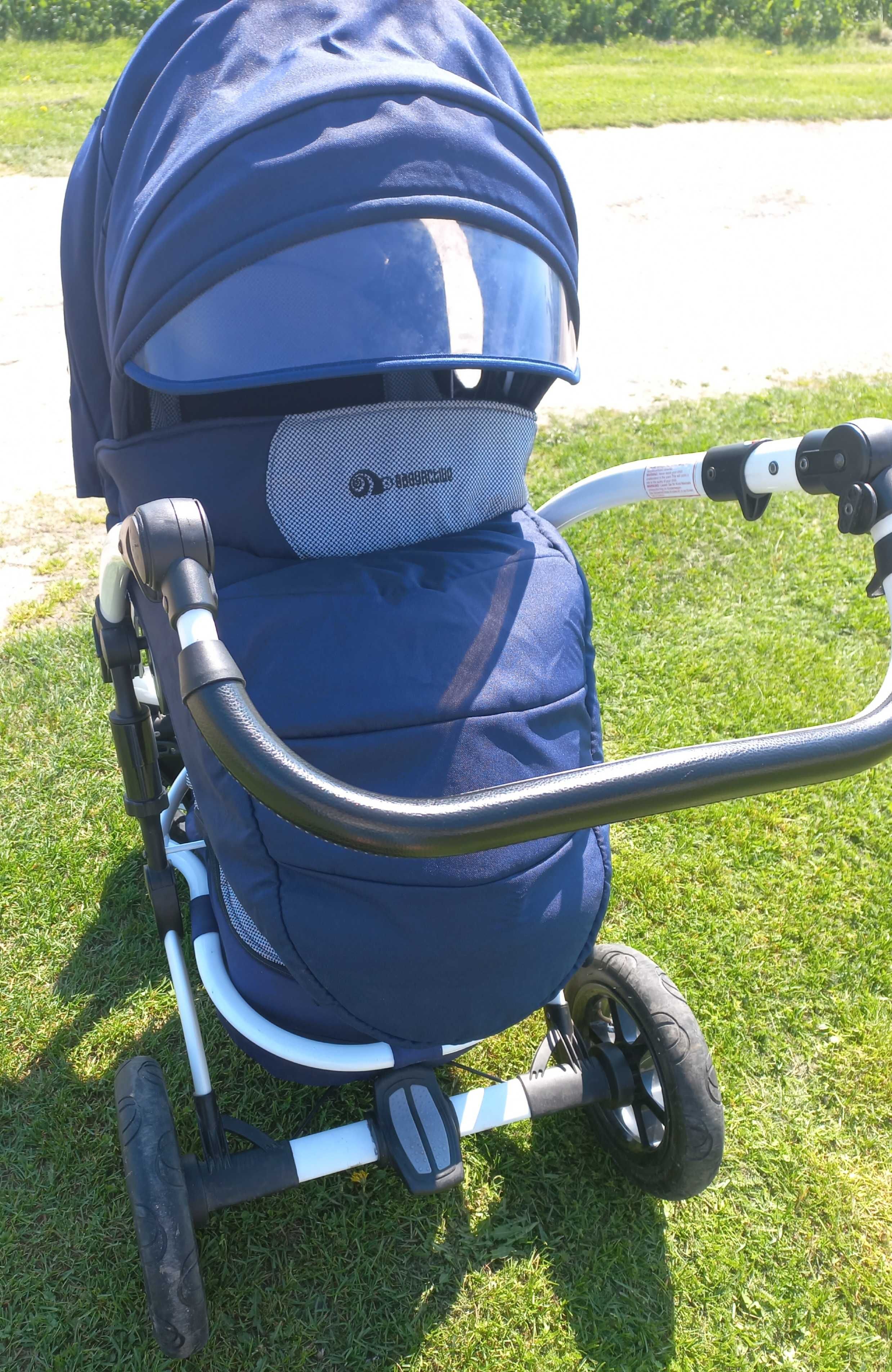 Wózek Baby Active Shell 3w1 + baza isofix