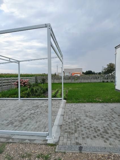 Konstrukcja stalowa garażu 5mb x 6mb