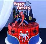 Topper SPIDERMAN 4szt na tort Urodzinowy
