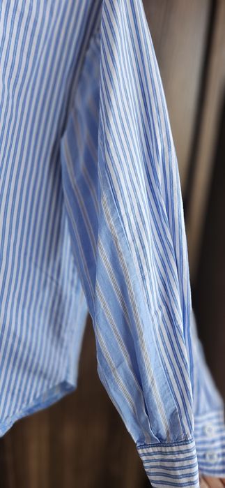 Контрастна смугаста сорочка від zara