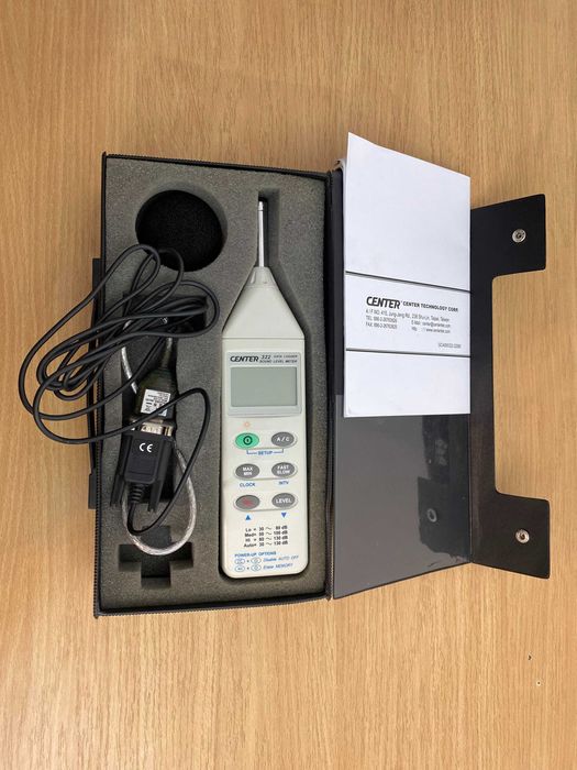 Miernik poziomu dzwięku hałasu Center 322 Sound Level Meter
