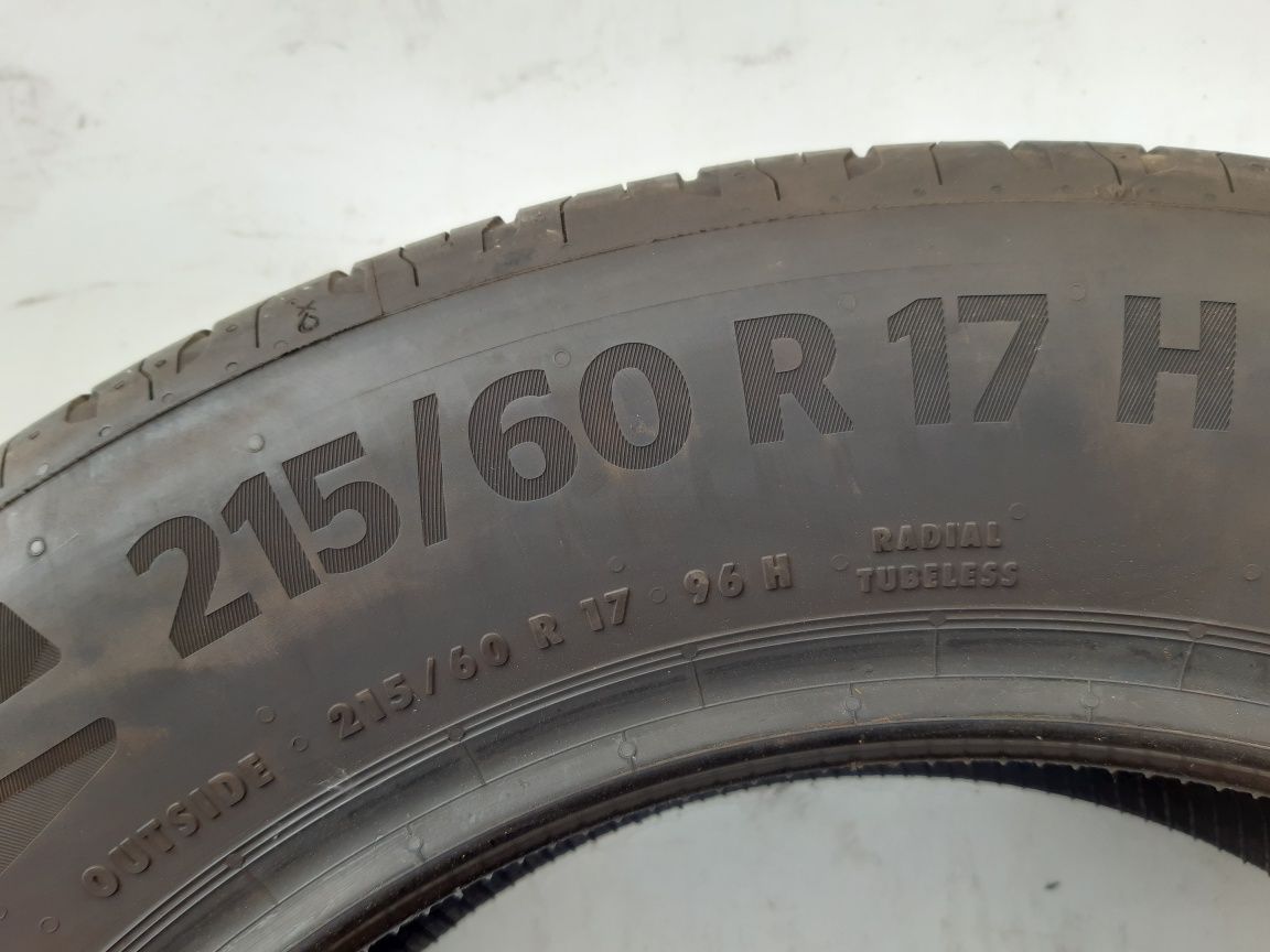 Letnie 215/60R17 Continental 2022r Montaż
