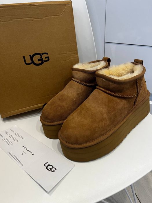 Угг угги Ugg ultra mini platform 5 см 38 на товстій підошві