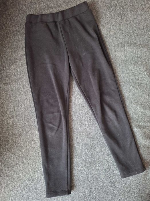 Czarne leginsy ocieplane Primark 128