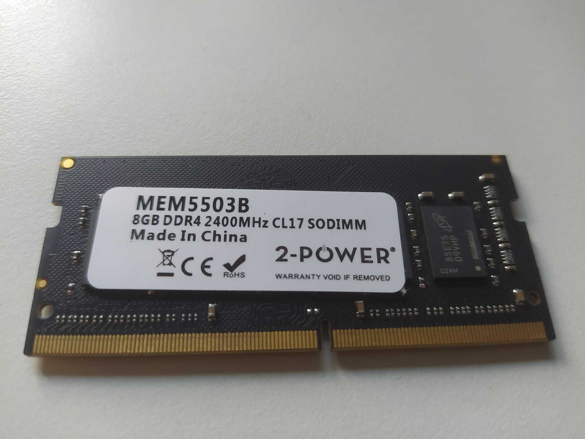 Oryginalna Pamięć RAM DDR4 2-Power MEM5503B 8 GB HP Zbook