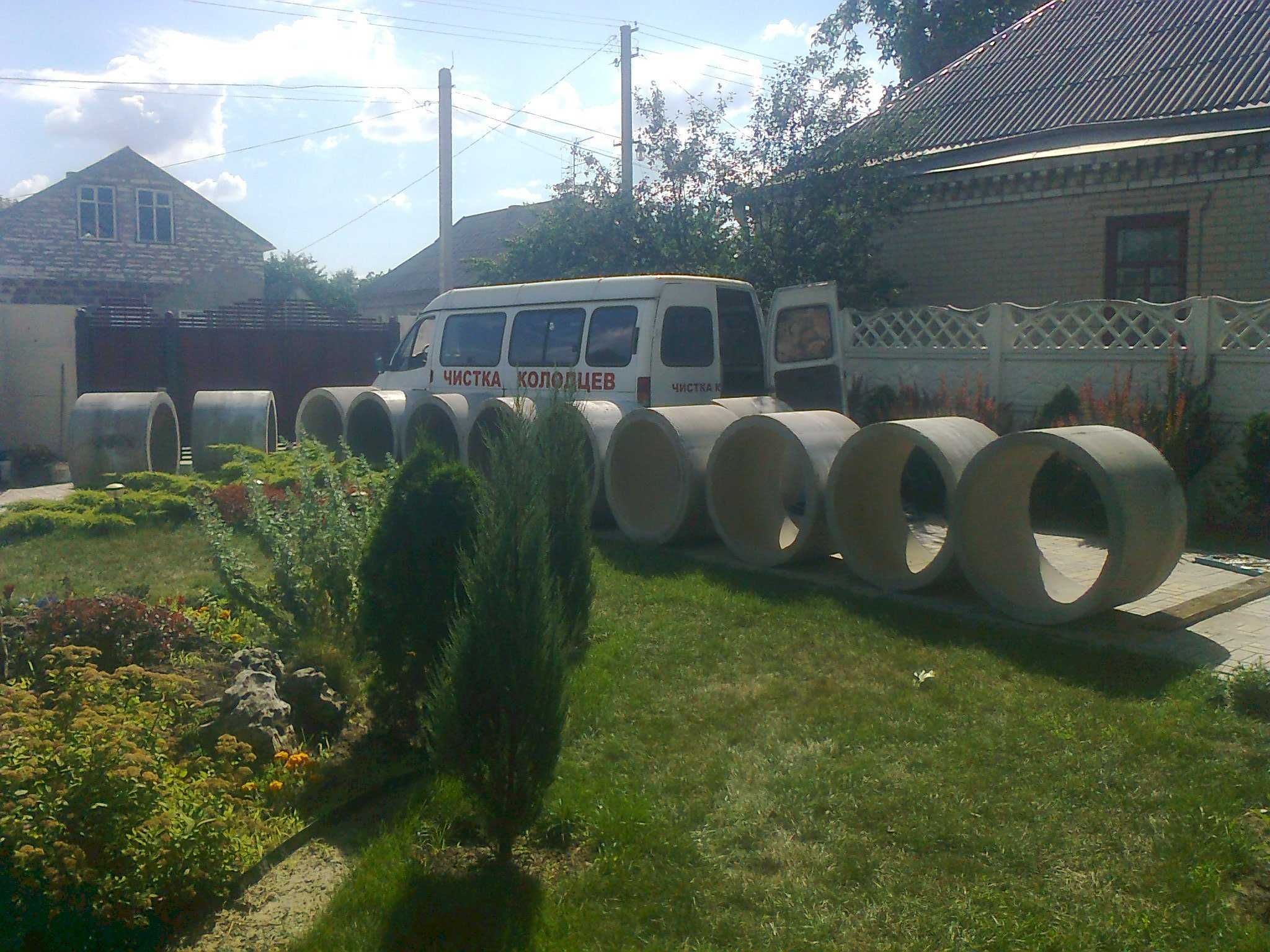 Чистка колодцев, устранение обвалов, копка новых. Колодязі
