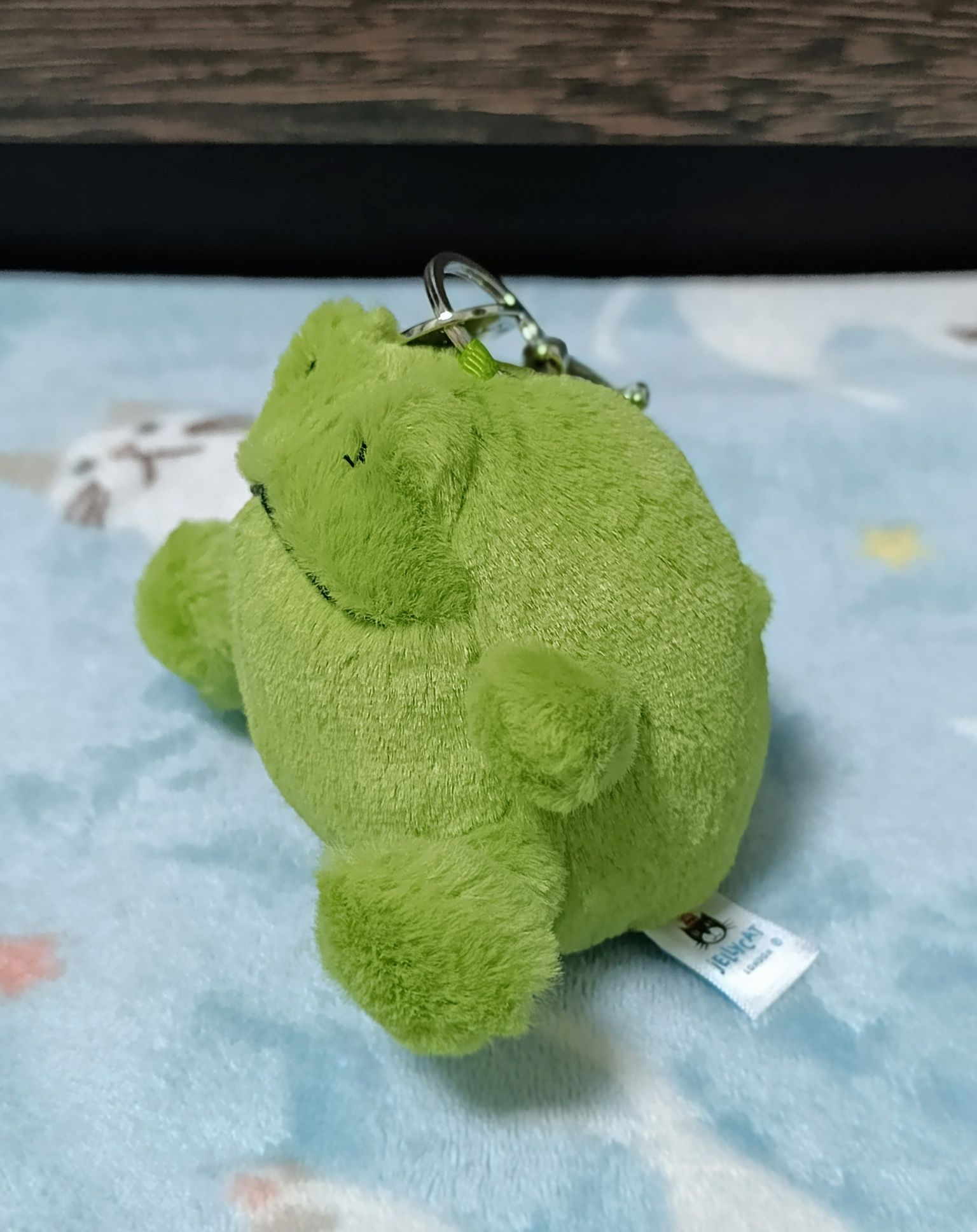 Мягкая игрушка брелок жаба Jellycat Ricky Rain Frog, лягушка, подвеска