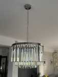 Lampa wisząca sufitowa kryształowa Vetro Light Prestige Leroy glamour