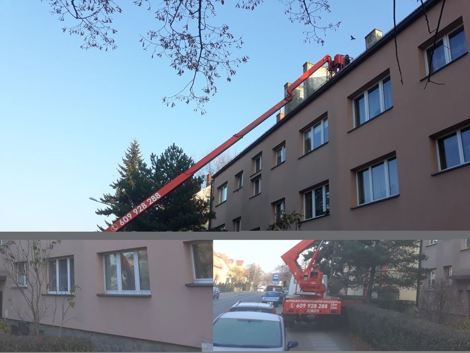 Wynajem podnośników koszowych 20-35m