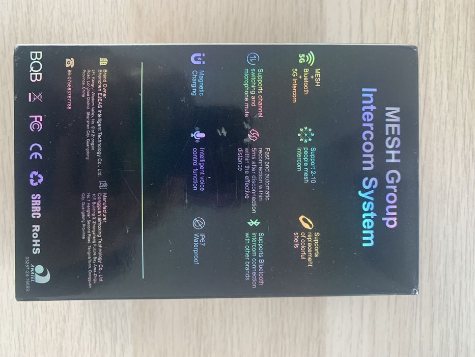 Intercom Topo de Gama EJEAS X10 Phantom-Novo