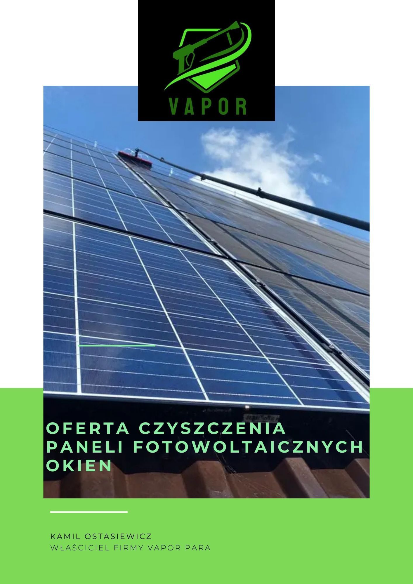 Czyszczenie Paneli fotowoltaicznych