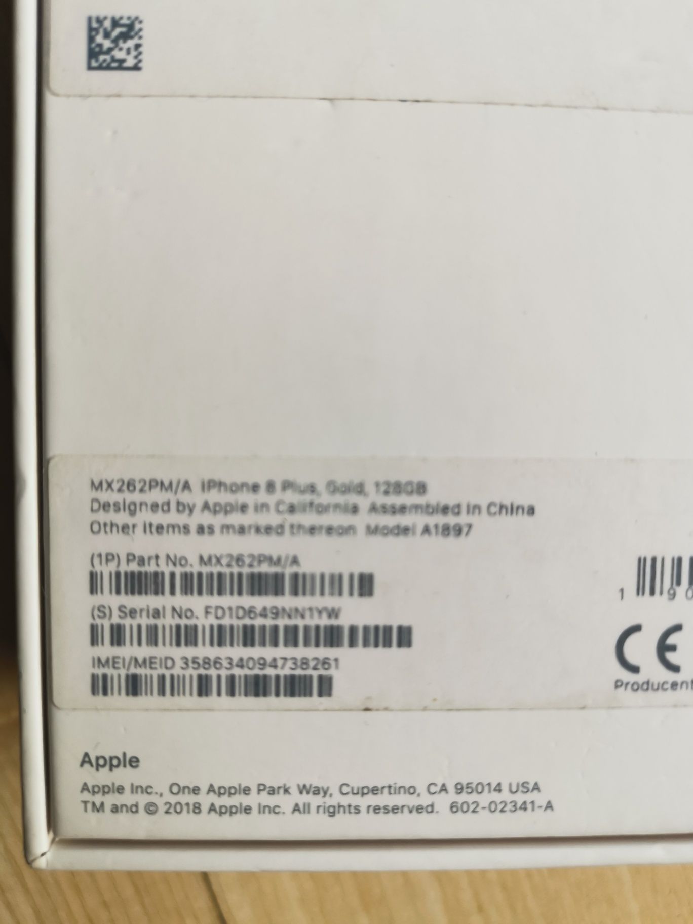 iPhone Rose Gold 8 plus 128 GB