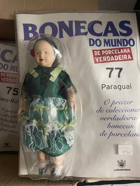 Bonecas do Mundo em porcelana (5+75) - Edição Lusomundo
