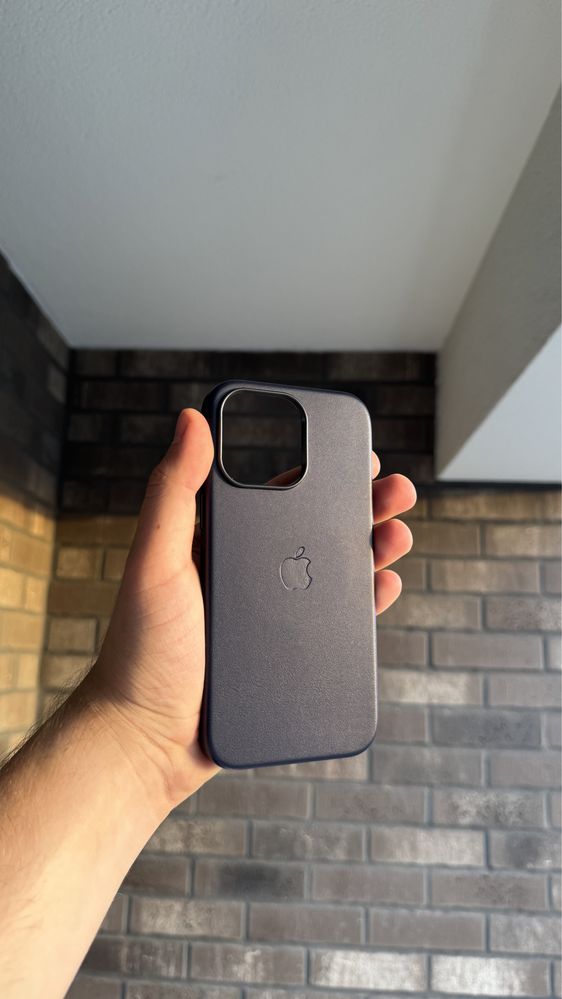 Skórzane Magsafe Etui Iphone 14 Pro Max Blue