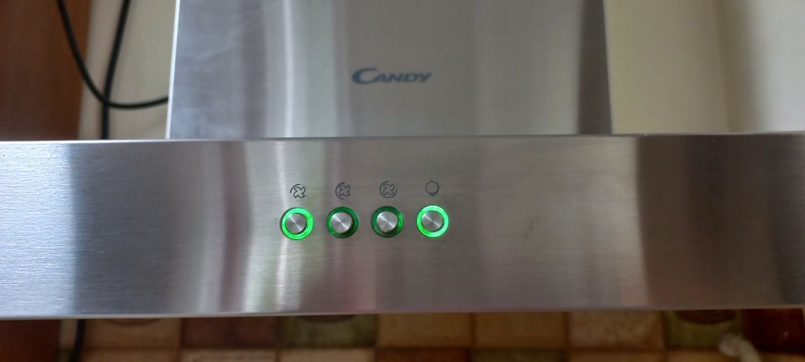 Okap kominowy Candy 60 cm inox jak nowy
