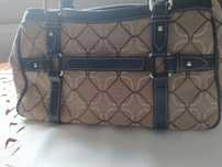 Torebka firmy Nine West brazowo-kremowa