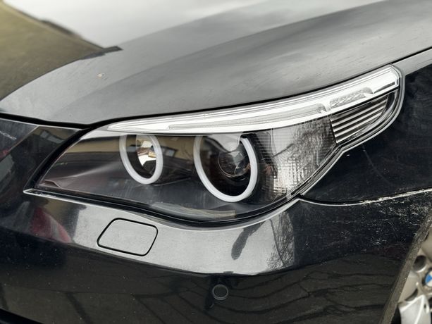 Lampy BMW E60 E161 BILED BiXenon LED RINGI Lewa prawa