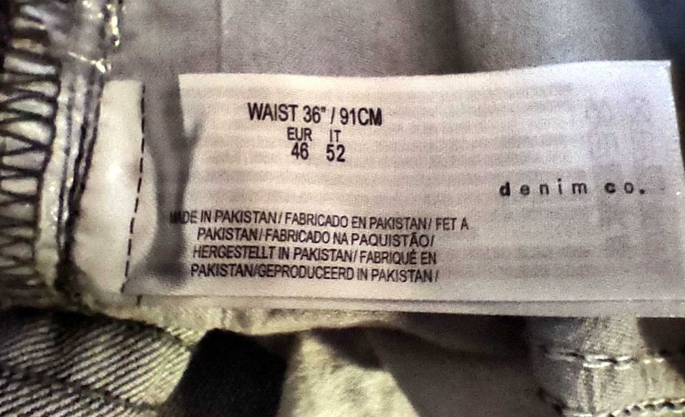 DENIM CO spodenki Jeans męskie szare jak NOWE roz ok XL W 36