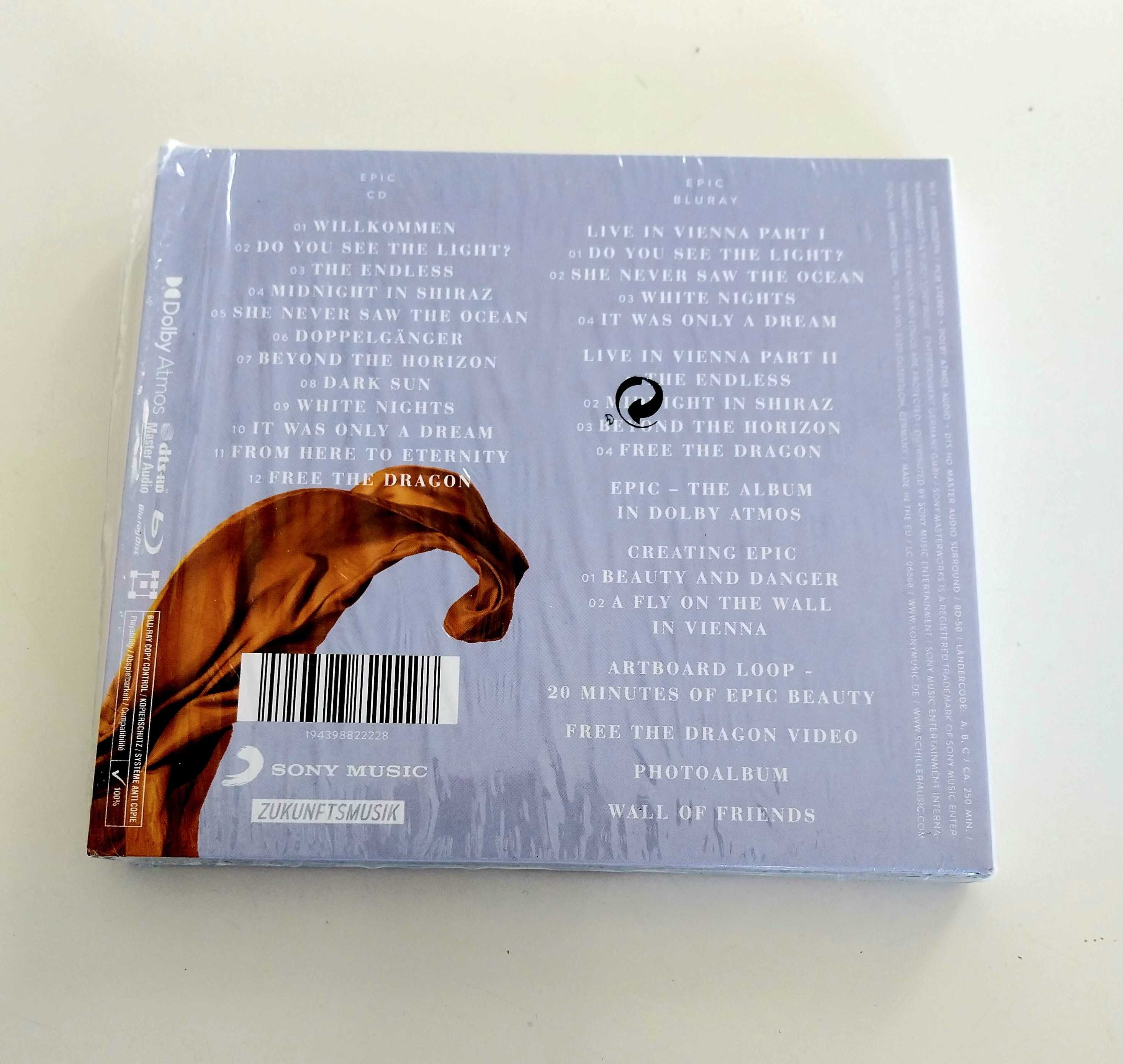 Schiller - EPIC 1 CD 1 Bluray Deluxe Edition digi box