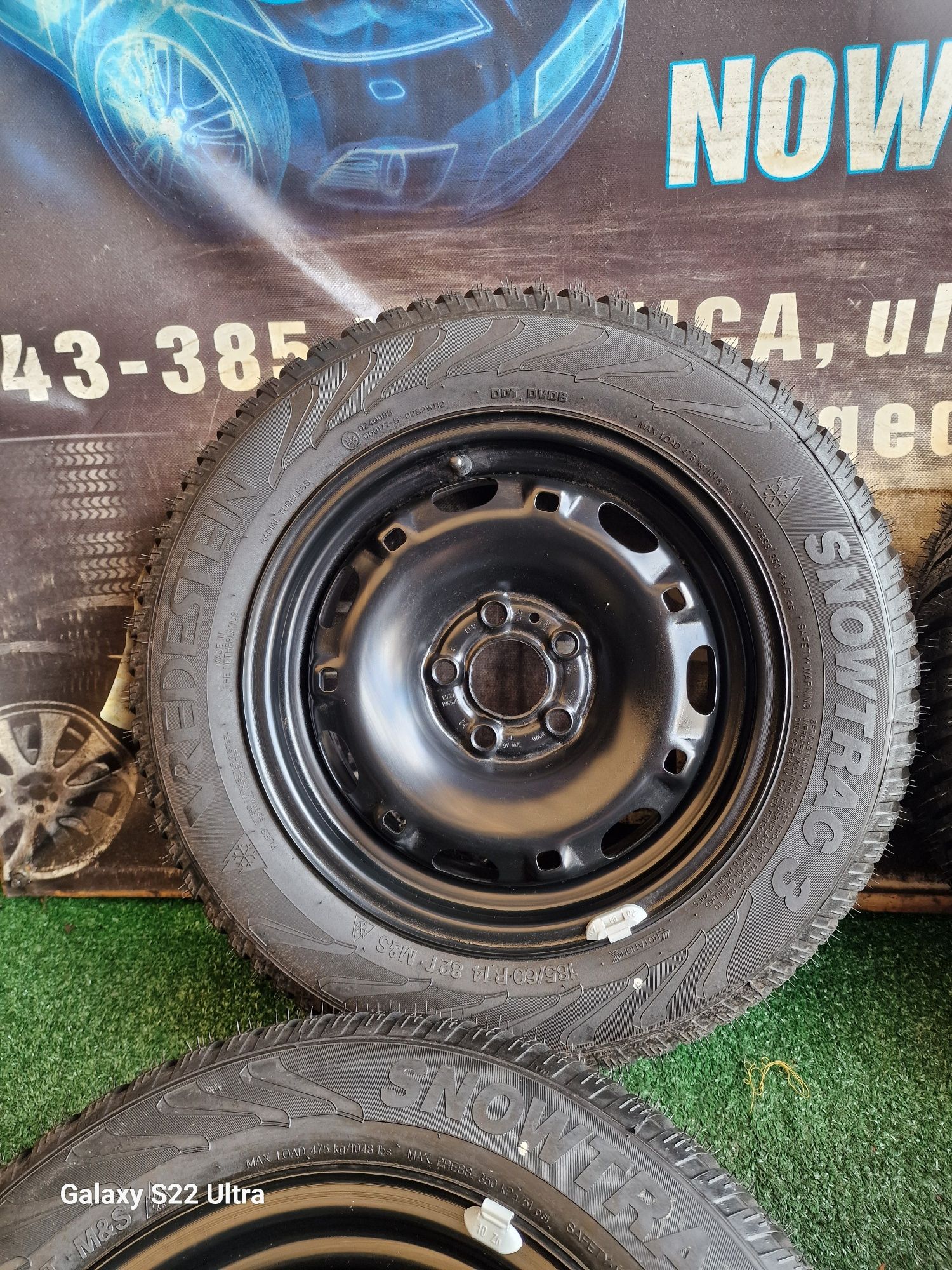 Koła zimowe 14 5×100 Vw Polo UP Golf 4 Skoda Fabia Romster Seat Ibiza