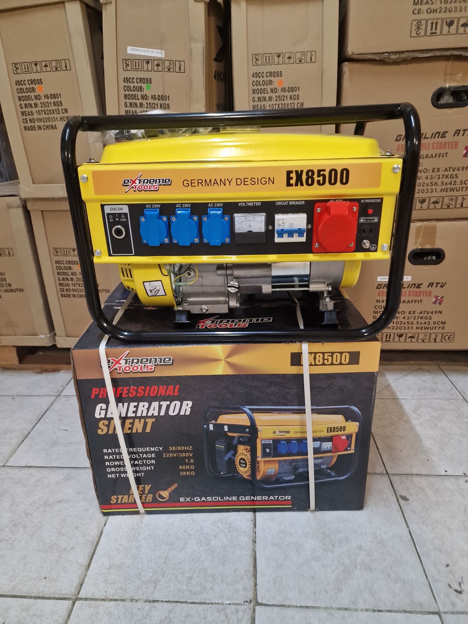 Gerador gasolina de 8500 watts novo