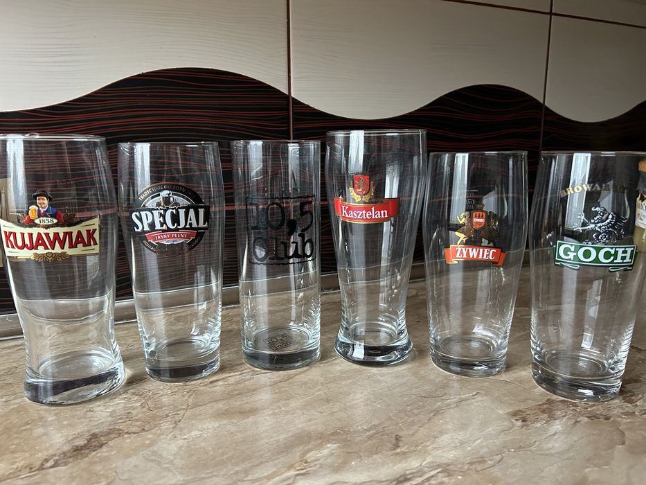 Pokale do piwa 6 sztuk