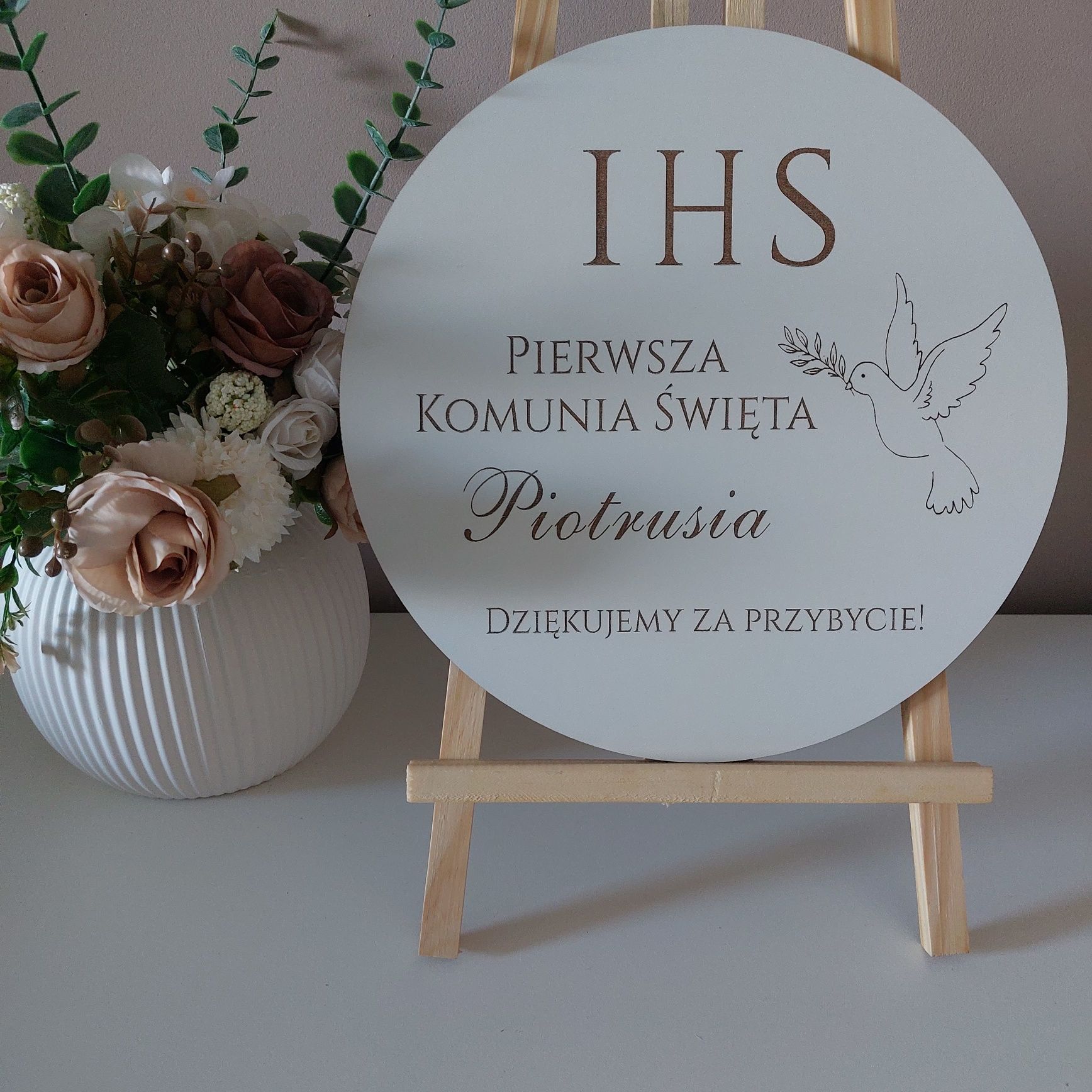 tablice powitalne,tabliczki  komunia święta chrzest święty roczek