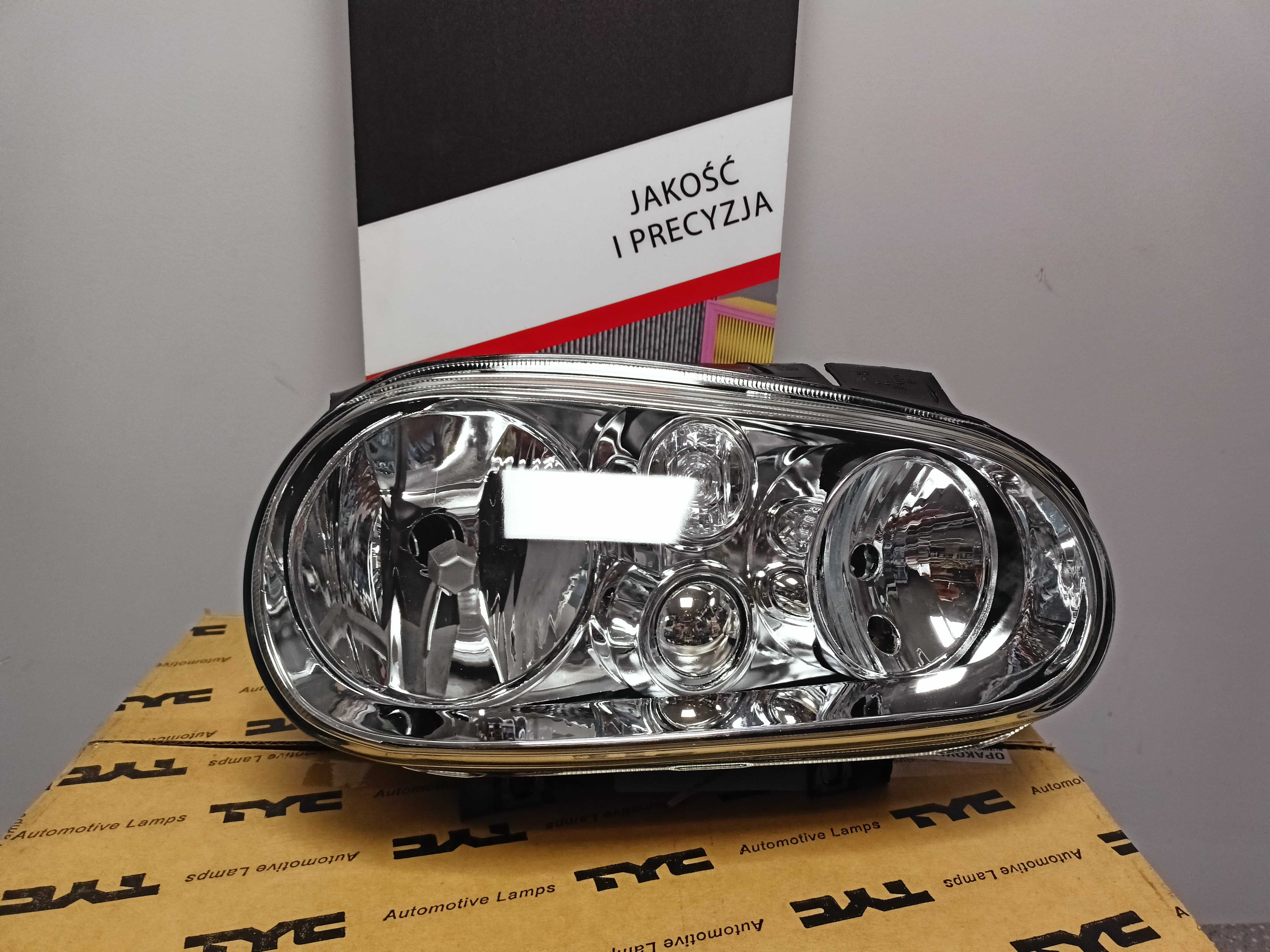 VW Golf IV- Lampa/Reflektor przód prawy /H7+H1/