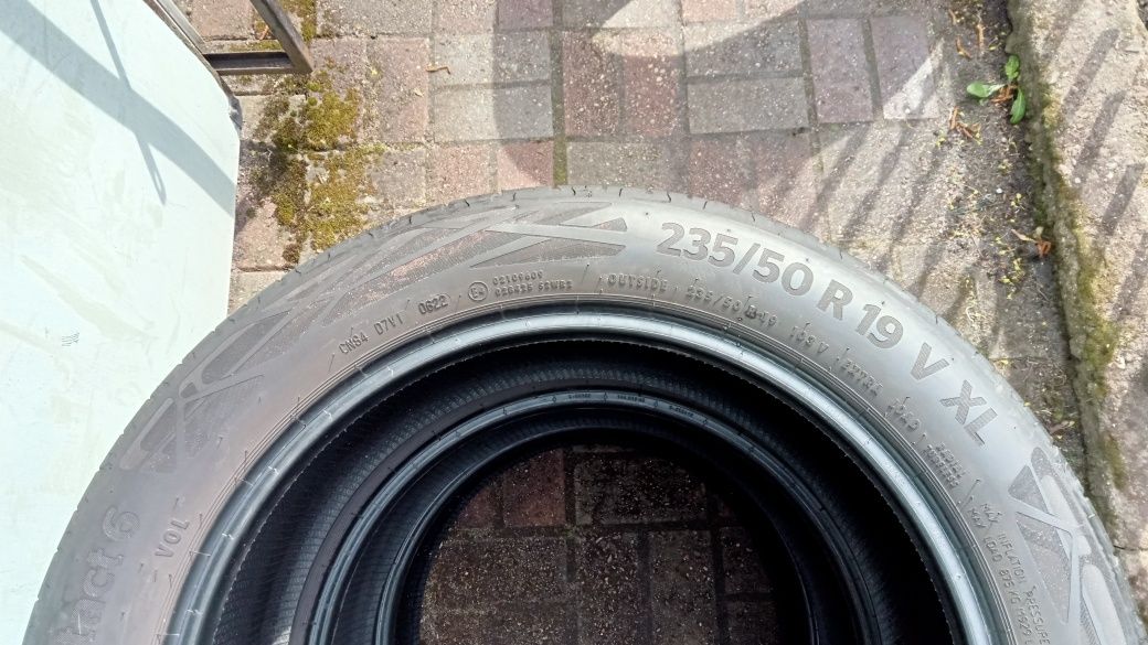 4szt NIE NAPRAWIANE 235/50R19, Continental, 2022 rok