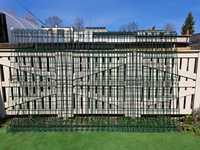 Panele ogrodzeniowe 7 sztuk Vera 3D 153x250 cm zielony Wiśniowski