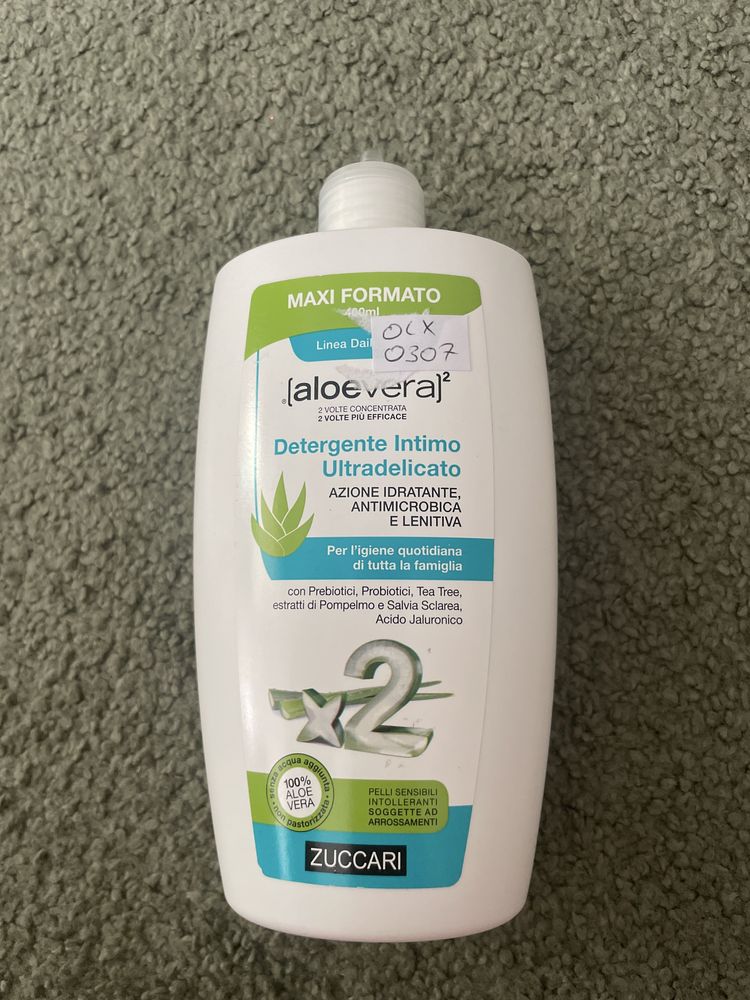 Zuccari Aloe Vera 400ml żel do higieny intymnej 0307
