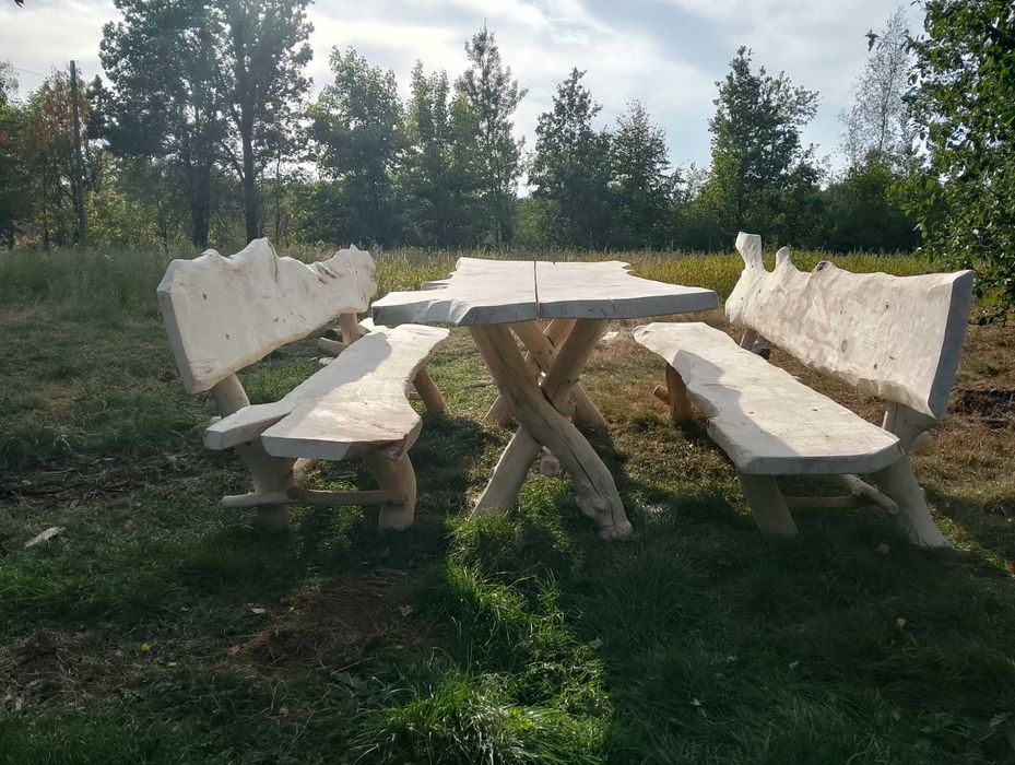 Stół z ławkami 275cm