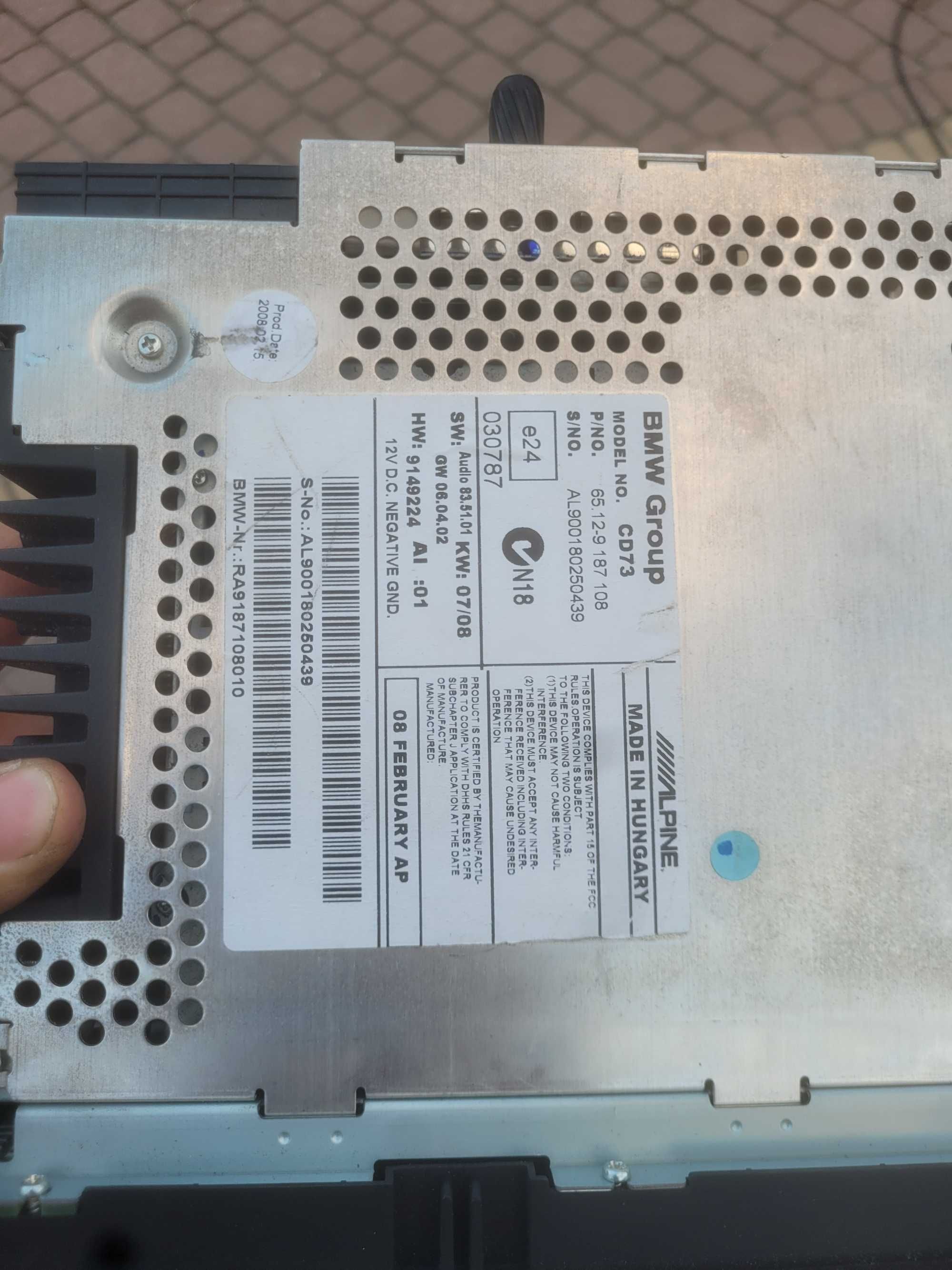 Radio bmw e90 professional