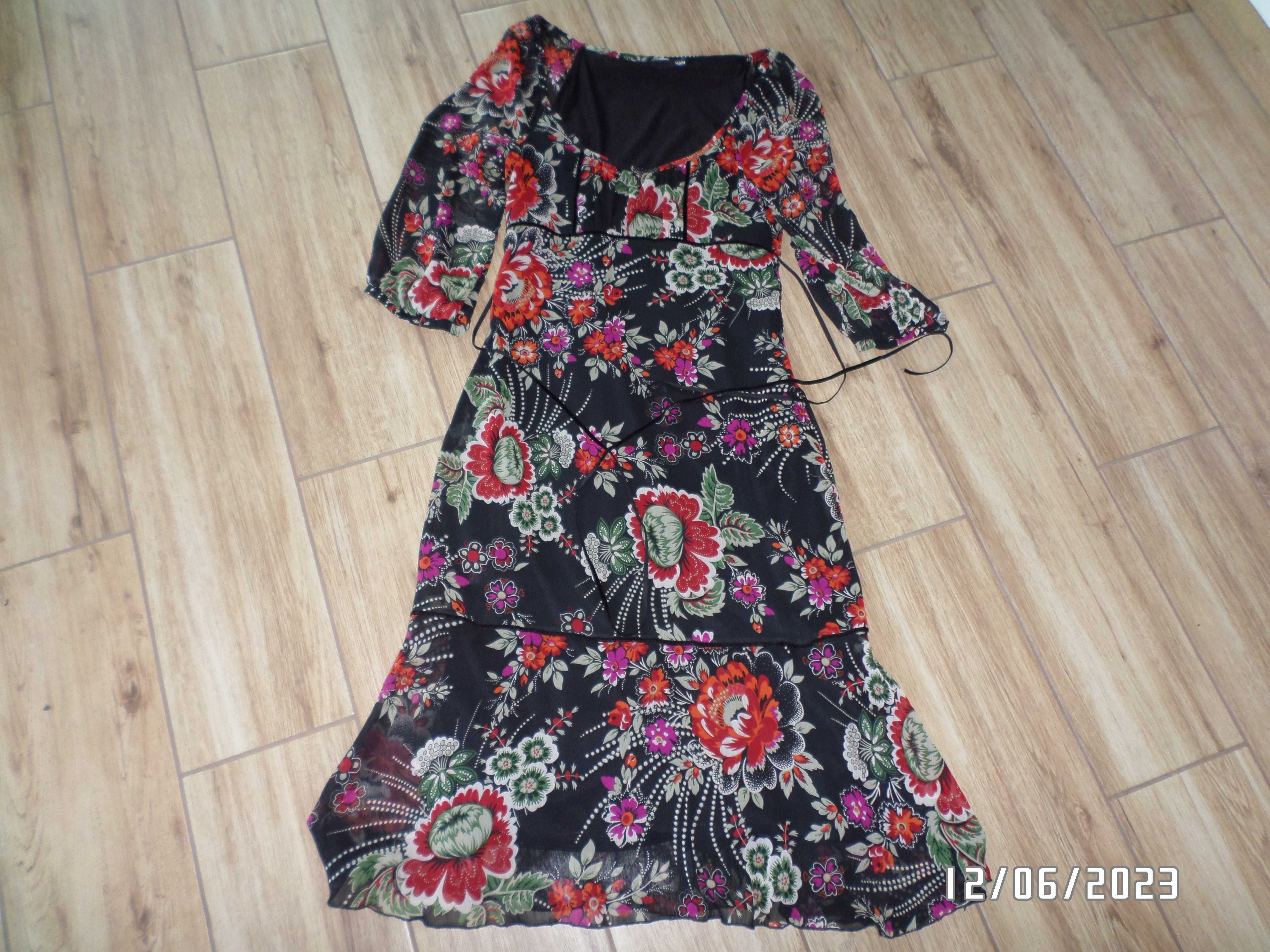 firmowa sukienka -H&M-36-S