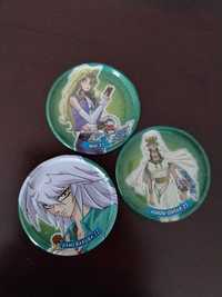 Lote 3 Metal Tazos Yu Gi Oh (verdes)