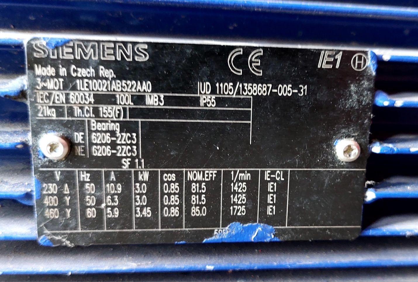 Pompa SKA 4.05.1.1010 + silnikk SIEMENS 3 kW