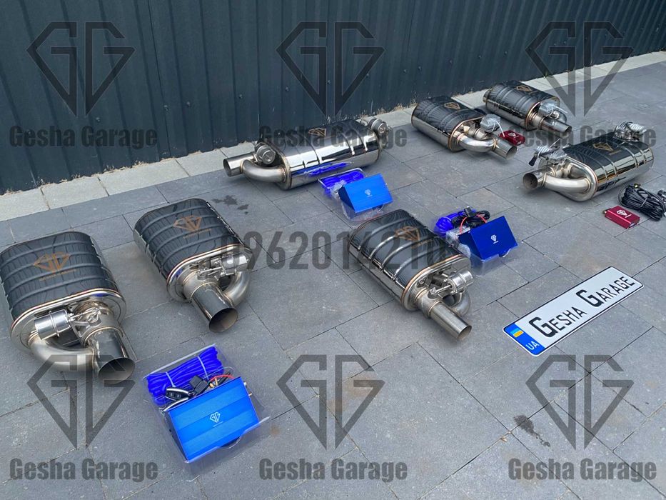 Вихлопна система банка глушник вакумний електричний клапан 51 63 76 мм