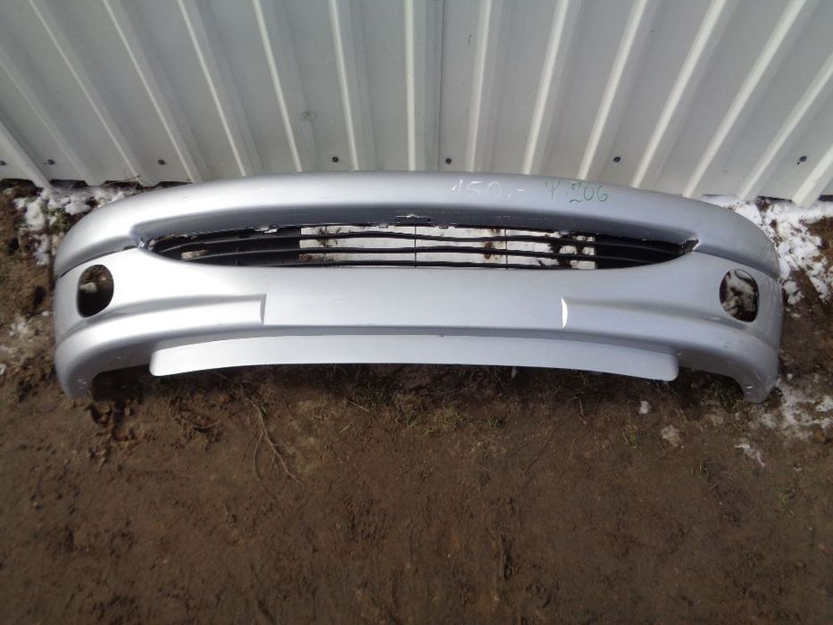 PEUGEOT 206 ZDERZAK PRZEDNI PRZÓD