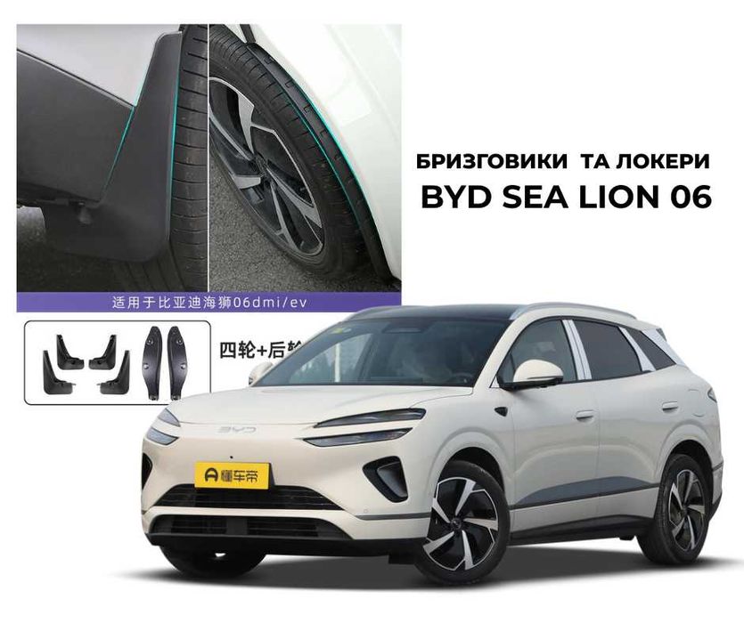 Бризковики та локери BYD Sealion 06 Sea Lion 06 бризговики підкрилки