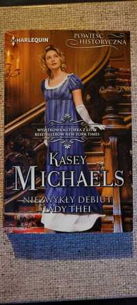 Powiesc historyczna "Niezwykly debiut lady Thei " Kasey Michaels nr 56