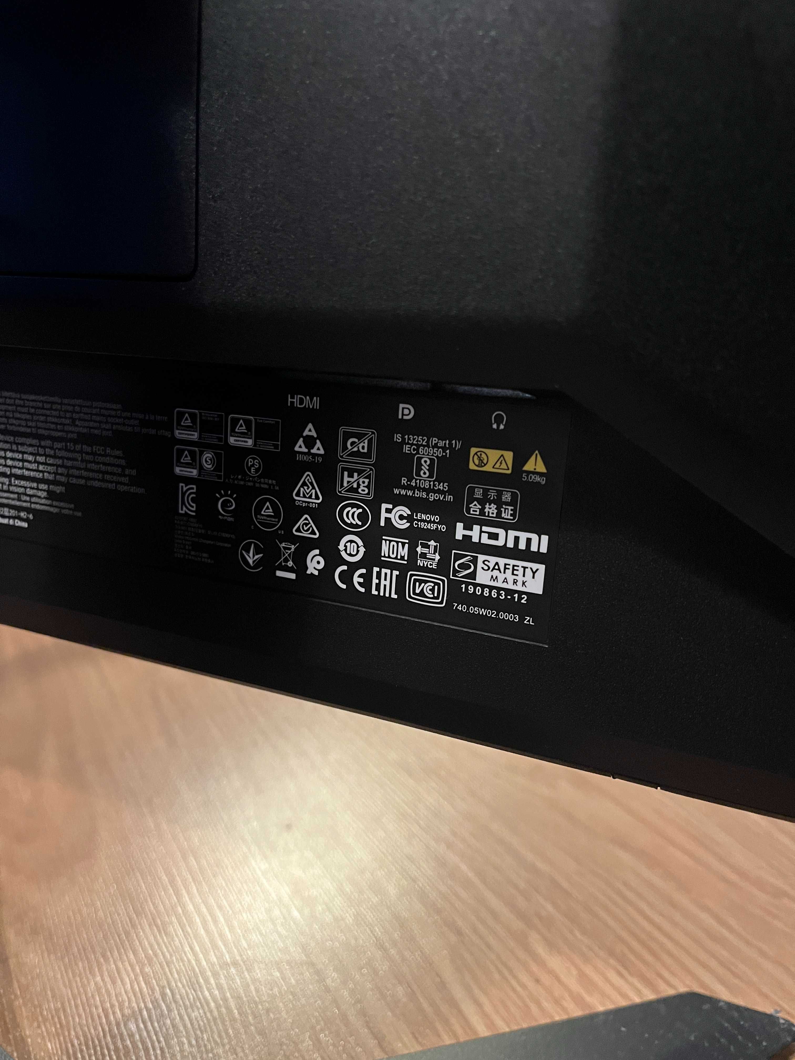 Lenovo G25-10 Monitor Gaming FullHD de 24,5" preto