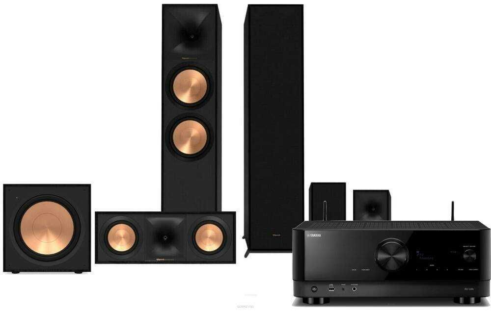 Kino Atmos Yamaha RX-V6A  + Klipsch R-600F + R-50C + R-40M + R-101SW