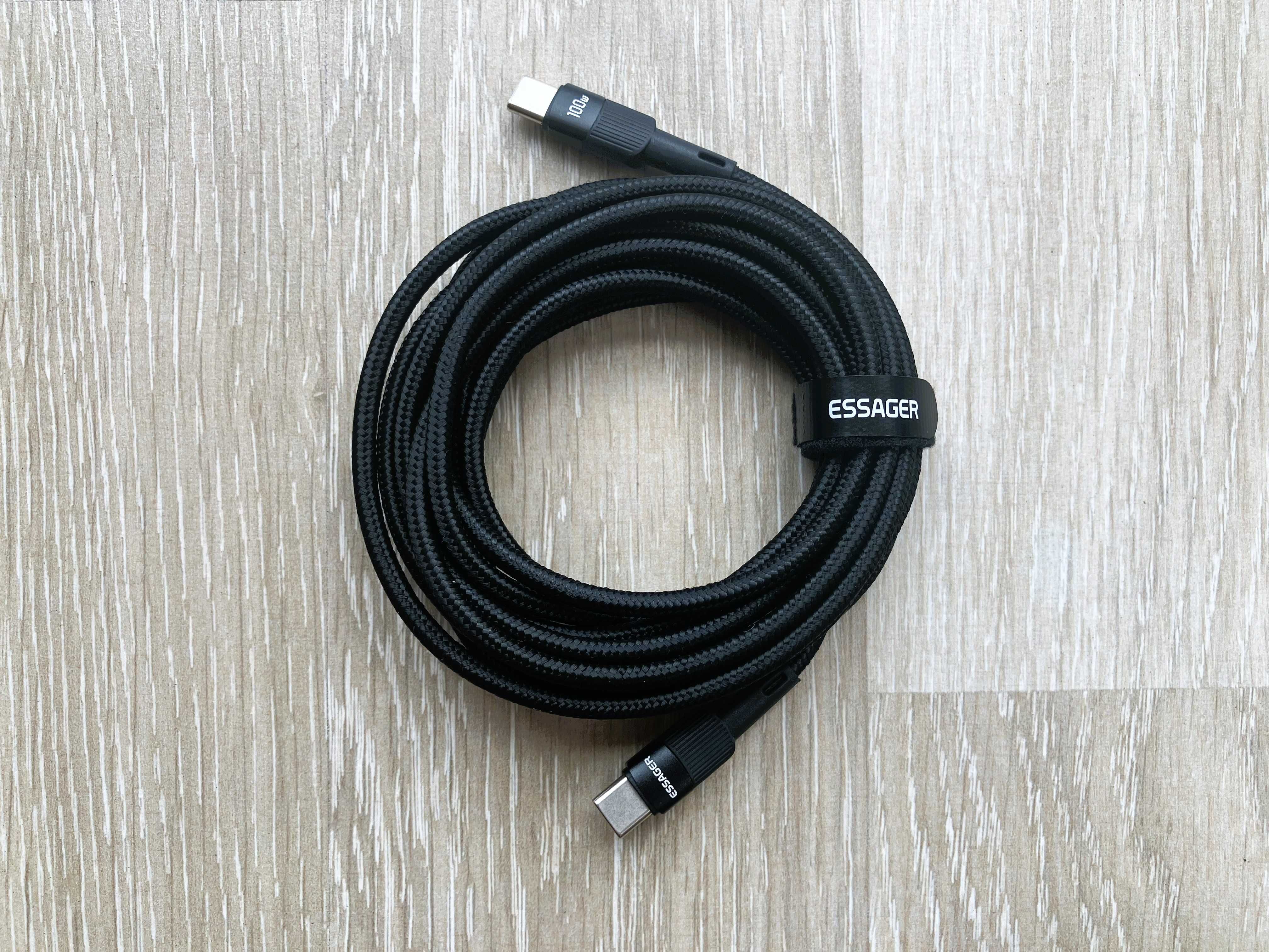 Kabel USB C 100W 3 metry ładowarka szybkie ładowanie oplot pancerny!