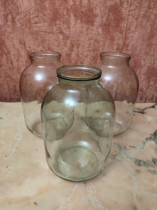 Банки 3 литровые. Цена за 3 штуки
